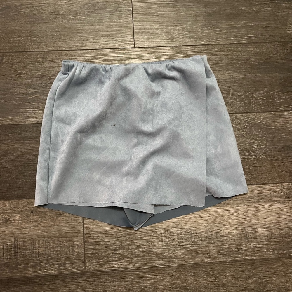 Light Blue Mini Skort
